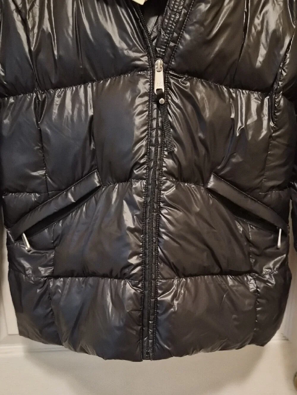 Calvin Klein Jeans Kids Black Shiny Puffer Jacket